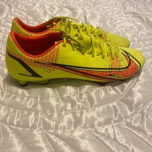 Green Nike Mercurial Soccer Cleats